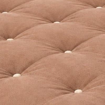 Sorrel fabric, hand-tufted